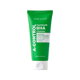 NINELESS - A-Control Heartleaf & BHA Cleanser, 120ml, 300 g, 8809875270110