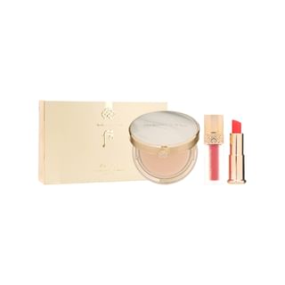 THE WHOO - Gongjinhyang Mi Luxury Glow Pressed Powder 01 Special Set, 3 pcs, 179 g, 8801051255553
