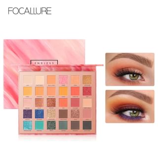 FOCALLURE - 30 Colour Eyeshadow Palette - ENDLESS POSSIBILITIES, #30 Color - 1g*30, 356 g, 6941845803347