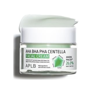 APLB - AHA BHA PHA Centella Facial Cream, 55ml, 104 g, 8809874683201