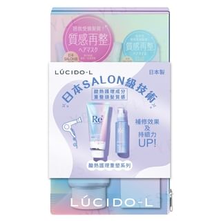 Mandom - Lucido-L Re* High Damage Hair Care Set, 1 set, 417 g, 4891163193397