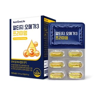 Nutrione - NutrioneLife rTG Omega3 Premium, 1020mg x 30 capsules, 80 g, 8809514642445