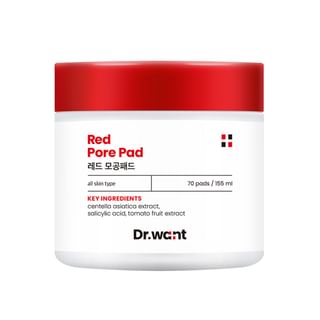 Dr.want - Red Pore Pad, 70 pads, 390 g, 8809665917904