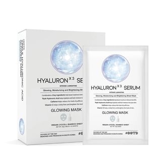 OOTD - Hyaluron X3 Serum Glowing Mask Set, 25g x 10 sheets, 338 g, 8809349812563