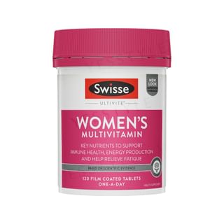 Swisse - Ultivite Women’s Multivitamin, 120 Tablets, 250 g, 9311770608787
