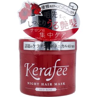 ASHIYA - Kerafee Night Hair Mask Red Rose, 270g, 340 g, 4571212863081