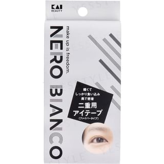 KAI - NERO BIANCO Double Eye Tape Fiber Type, 24 pcs x 3, 15 g, 4901601074871