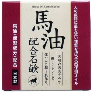 CLOVER - Horse Oil Soap, 80g, 90 g, 4901498125052