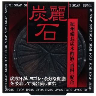 CLOVER - Tanreiseki Charcoal Face Wash Soap, 128g, 140 g, 4901498122013