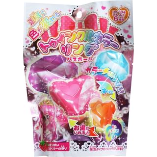 MANABURO - Twinkle Coloring Sweet Strawberry Bath Ball, 65g - Random Style, 75 g, 4535304292920