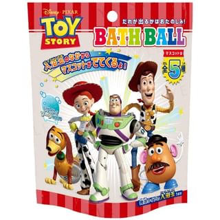 MANABURO - Disney Pixar Toy Story Salty Soda Bath Ball, 60g - Random Style, 80 g, 4535304081708
