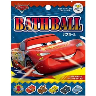 MANABURO - Disney Pixar Cars 2 Lemon Fighter Bath Ball, 60g - Random Style, 83 g, 4535304084334