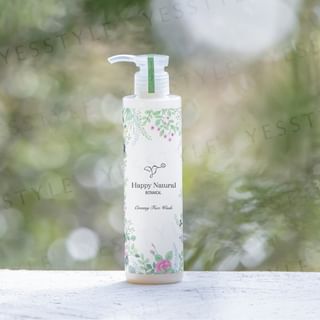 Happy Natural - Botanical Organic Creamy Face Wash, 200g, 247 g, 4524222100455
