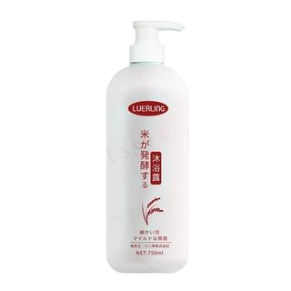LUERLING - Nagoya Natural Rice Extract Fermented Essence Shower Gel, 750ml, 850 g, 4582503250473