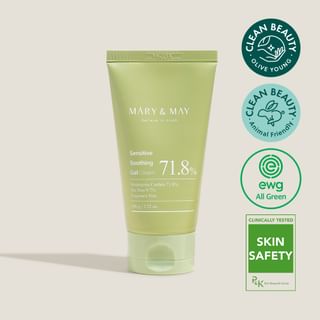 Mary&May - Sensitive Soothing Gel Cream Tube, 100g, 136 g, 8809670682576