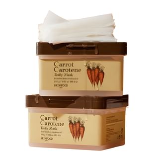 SKINFOOD - Carrot Carotene Daily Mask, 30 sheets, 556 g, 8809032675499