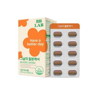 Nutrione - BB LAB Iron Care For the Period, 500mg x 60 tablets, 58 g, 8809514647693