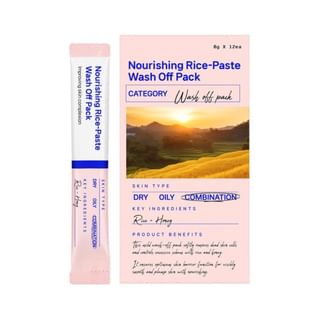 pong dang - Nourishing Rice-Paste Wash Off Pack, 8g x 12 pcs, 130 g, 8809397750879