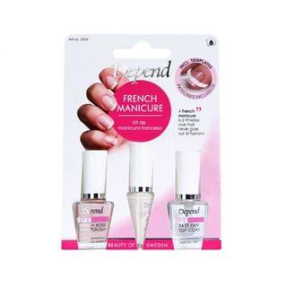 Depend Cosmetic - French Manicure Kit, 3 pcs, 90 g, 7391715033548