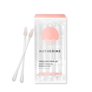 HATHERINE - Sunset Camellia Remover Stick, 50 pcs, 50 g, 8809393726755