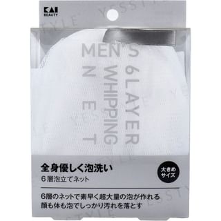 KAI - Men’s 6 Layer Foaming Net Large, 1 pc, 40 g, 4901601075380