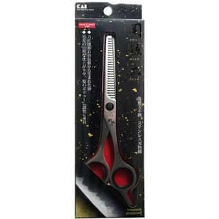 KAI - Seki Mago Roku Haircut Cutting Thinning Scissors, 1 pc, 70 g, 4901601286410