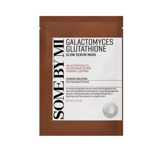 SOME BY MI - Galactomyces Glutathione Glow Serum Mask, 22g x 1 sheet, 30 g, 8809647394136