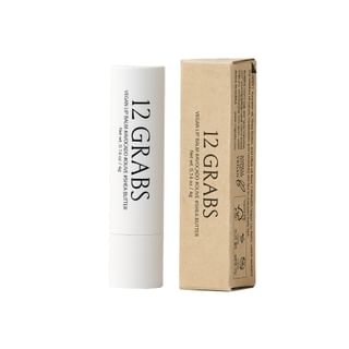 12 GRABS - Vegan Lip Balm, 4g, 18 g, 8809836240077