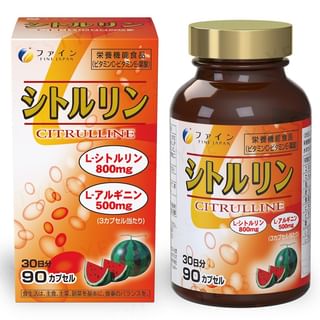 FINE JAPAN - L-Citrulline, 90 Capsules, 230 g, 4976652004955