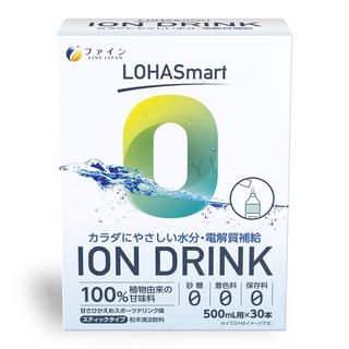 FINE JAPAN - LOHA Smart Ion Drink, 30 Sticks, 145 g, 4976652018280