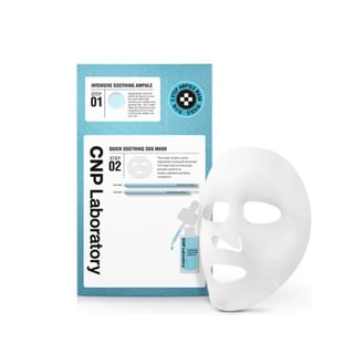 CNP Laboratory - Quick Soothing S.O.S 2-Step Mask, 2ml + 25ml x 1 sheet, 50 g, 8801051481129
