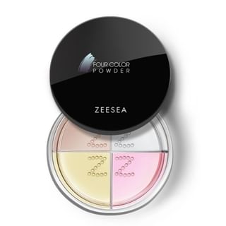 ZEESEA - 4 Color Loose Powder - Light Beige, #02 Light Beige - 10g, 81 g, 6974475772332