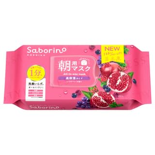 BCL - Saborino Morning All-in-one Mask N High Moisture Type Mixed Berry, 30 pcs, 400 g, 4515061190240