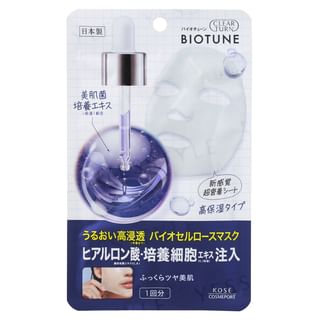 Kose - Clear Turn Biotune Bio Cellulose Mask Extra Moist, 1 pc, 41 g, 4971710555974