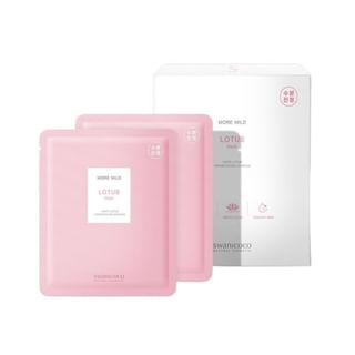 SWANICOCO - More Mild Lotus Mask Set, 25g x 10 sheets, 600 g, 8809535965233