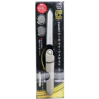 Green Bell - Rotating Retractable Two Way Nail File, 1 pc, 42 g, 4972525514804