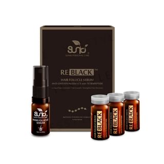 Sunki - Re:Black Hair Follicle Serum With Biotinoyl Tetrapeptide Conjugate Nano Silver, 10ml x 3, 200 g, 4715838648244