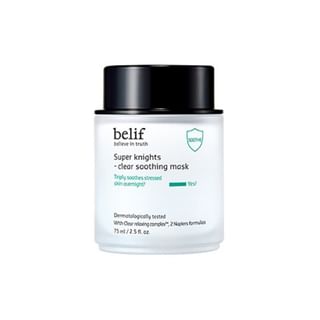 Belif - Super Knights Clear Soothing Mask, 75ml, 190 g, 8801051484328