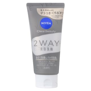 Nivea Japan - Clear Beauty 2 Way Beauty Face Wash, 120g, 141 g, 4901301430205