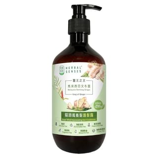 Herbal Senses - King Of Ginger Malaysia Bentong Ginger Expel Wind Rejuvenating Hair Conditioner, 500ml, 580 g, 9555006904001