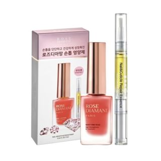 baren - Nail Growth & Strengthener Shiny Pink Color Special Set, 2 pcs, 107 g, 8809524370253