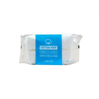 LEBELAGE - Embossing Cotton Puff, 100 pcs, 43 g, 8809400120804