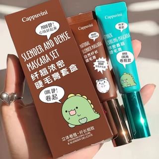 Cappuvini - Set of 2: Natural Lengthening & Curling Mascara, Mascara Set (2 x 8ml), 50 g, 6974191891751