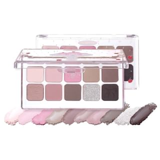 FLORTTE - Special Edition Eyeshadow Palette - Smokey Grey-Pink, #01 Smokey Grey-Pink - 7.5g, 81 g, 6926309394548