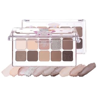 FLORTTE - Special Edition Eyeshadow Palette - Melon Orange-Brown, #03 Melon Orange-Brown - 7.5g, 81 g, 6926309394562
