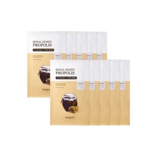 SKINFOOD - Royal Honey Propolis Enrich Mask Set, 30ml x 10 sheets, 422 g, 8809032673570