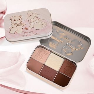 YIGU DIGU - Tea Party Series Metal Box Eyeshadow Palette #02, 2# - 18g, 89 g, 6970399058316
