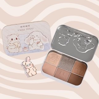 YIGU DIGU - Tea Party Series Metal Box Eyeshadow Palette #01, 1# - 18g, 90 g, 6970399058309