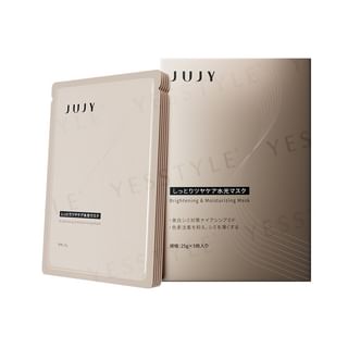 JUJY - Brightening & Moisturizing Mask, 5 pcs, 180 g, 4582545361175