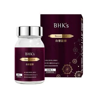 BHK’s - Resveratrol Veg Capsules, 60 capsules, 280 g, 4713051525502